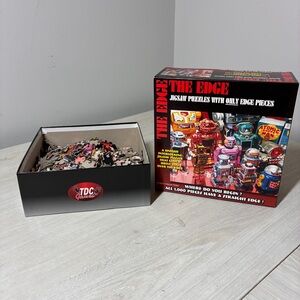 TDC Games The Edge Robot Collection 1000 Piece Jigsaw Puzzle Unique All Edges!